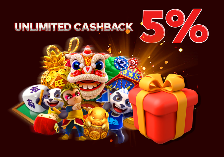 5% Unlimited Cash bonus for live22 players, club388 players, iBet789 player